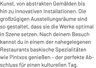 Kunst, von abstrakten Gem lden bis hin zu innovativen Installationen. Die gro z gigen Ausstellungsr ume sind so gesta...