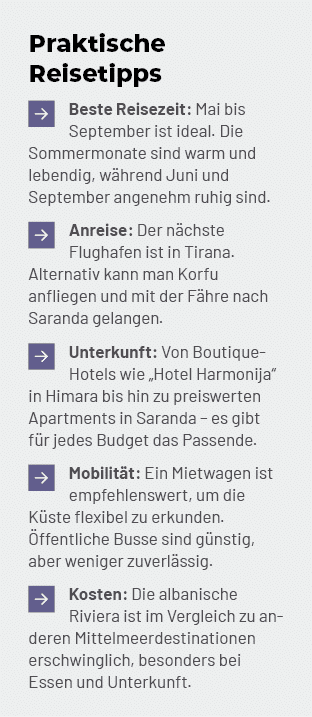 Praktische Reisetipps ￼Beste Reisezeit: Mai bis September ist ideal. Die Sommermonate sind warm und lebendig, w hrend...