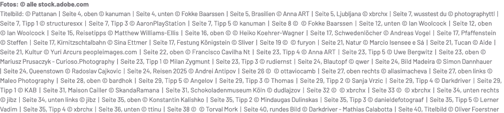 Fotos: © alle stock.adobe.com Titelbild: © Pattanan | Seite 4, oben © kanuman | Seite 4, unten © Fokke Baarssen | Sei...