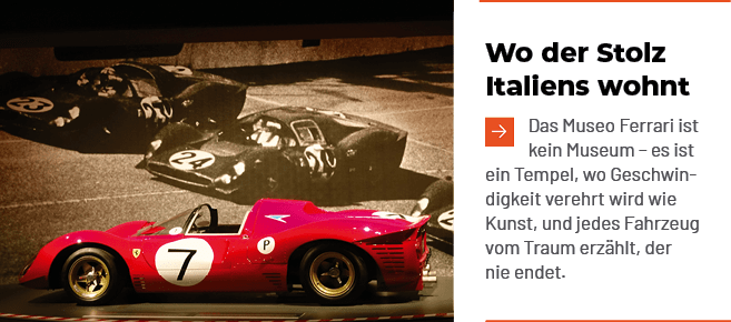Wo der Stolz Italiens wohnt ￼Das Museo Ferrari ist kein Museum – es ist ein Tempel, wo Geschwindigkeit verehrt wird w...