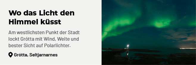 Wo das Licht den Himmel k sst Am westlichsten Punkt der Stadt lockt Gr tta mit Wind, Weite und bester Sicht auf Polar...