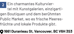 ￼Ein charmantes Kulturviertel mit Kunstgalerien, einzigartigen Boutiquen und dem ber hmten Public Market, wo es frisc...