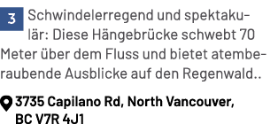 ￼ Schwindelerregend und spektakul r: Diese H ngebr cke schwebt 70 Meter ber dem Fluss und bietet atemberaubende Ausb...