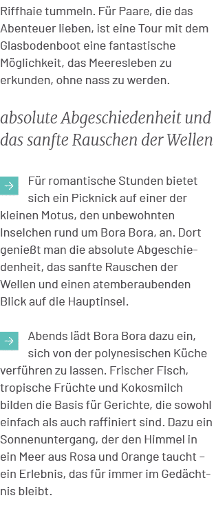 Riffhaie tummeln. F r Paare, die das Abenteuer lieben, ist eine Tour mit dem Glasbodenboot eine fantastische M glichk...