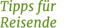 Tipps f r Reisende 