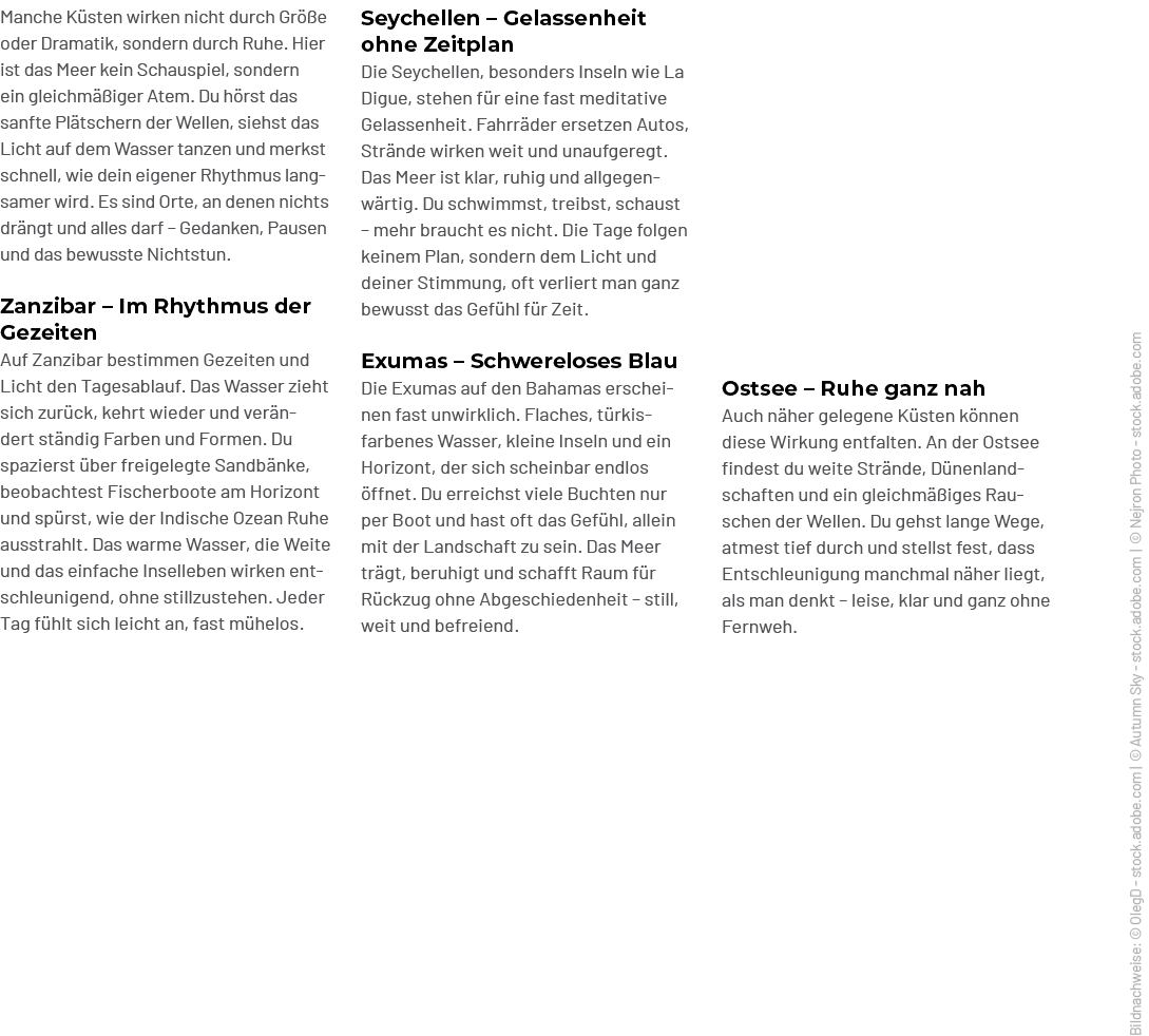 Ostsee – Ruhe ganz nah Auch n her gelegene K sten k nnen diese Wirkung entfalten. An der Ostsee findest du weite Str ...