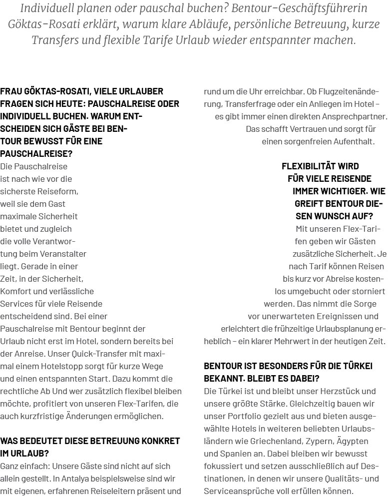 rund um die Uhr erreichbar. Ob Flugzeiten nderung, Transferfrage oder ein Anliegen im Hotel – es gibt immer einen dir...