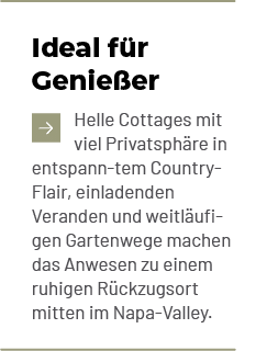 Ideal f r Genie er ￼Helle Cottages mit viel Privatsph re in entspann tem Country Flair, einladenden Veranden und weit...