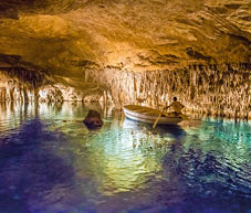 Cuevas del Drach on Majorca Island, Spain