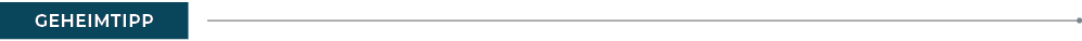 Geheimtip