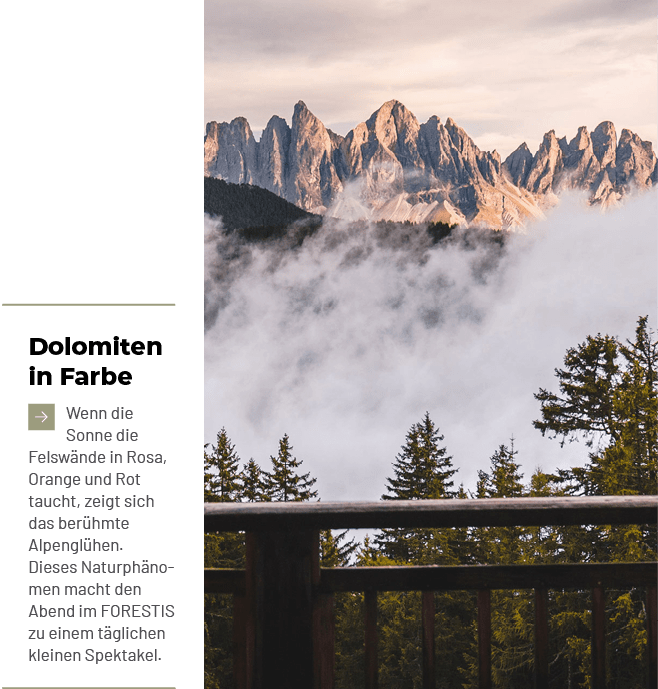 Dolomiten in Farbe ￼Wenn die Sonne die Felsw nde in Rosa, Orange und Rot taucht, zeigt sich das ber hmte Alpengl hen....