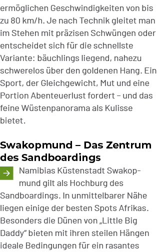 erm glichen Geschwindigkeiten von bis zu 80 km/h. Je nach Technik gleitet man im Stehen mit pr zisen Schw ngen oder e...