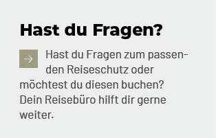 Hast du Fragen? ￼Hast du Fragen zum passenden Reiseschutz oder m chtest du diesen buchen? Dein Reiseb ro hilft dir ge...