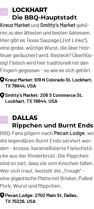 ￼Lockhart Die BBQ Hauptstadt Kreuz Market und Smitty’s Market geh ren zu den ltesten und besten Adressen. Hier gibt ...