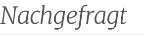 Nachgefrag