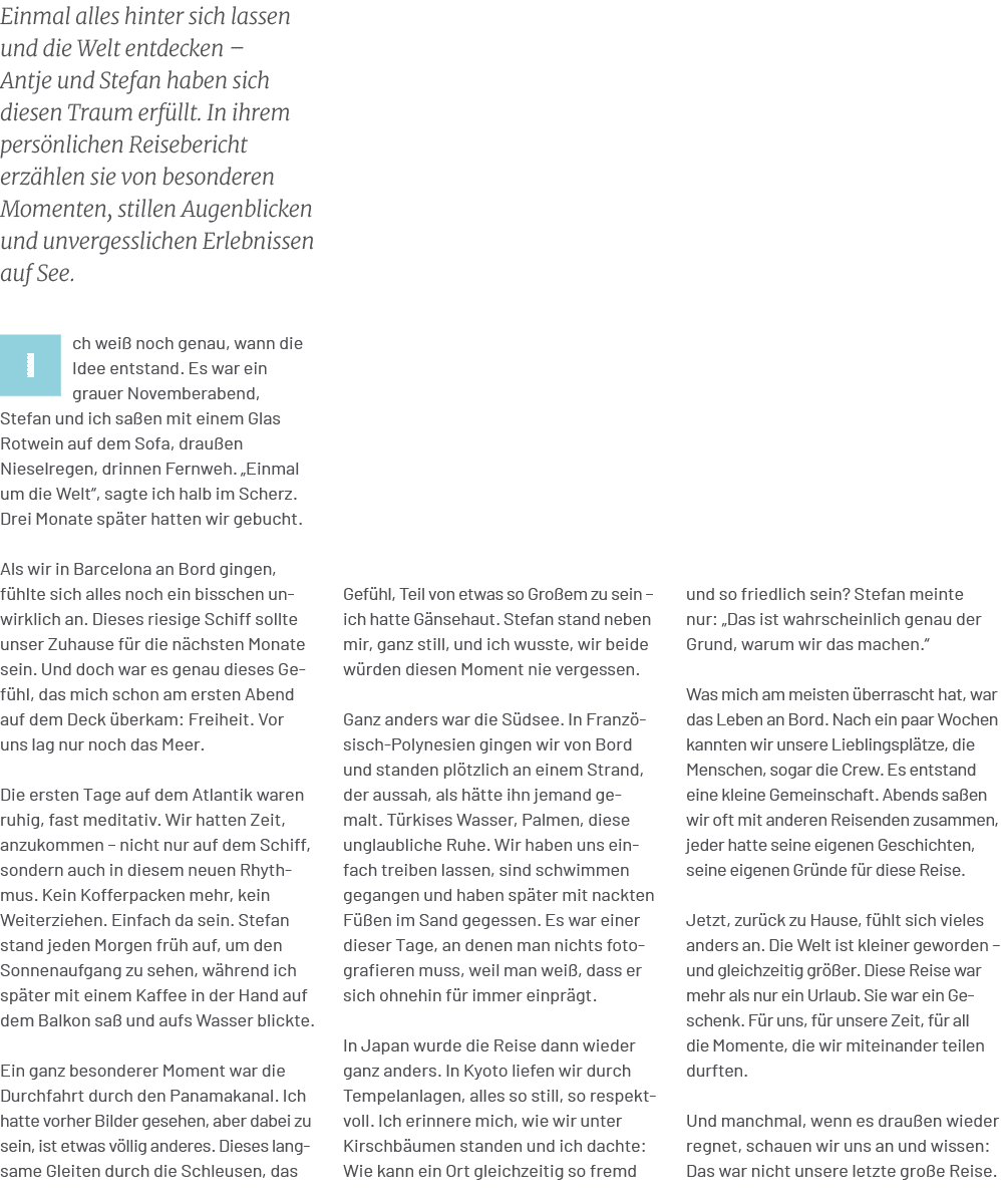 und so friedlich sein? Stefan meinte nur: „Das ist wahrscheinlich genau der Grund, warum wir das machen.“ Was mich am...