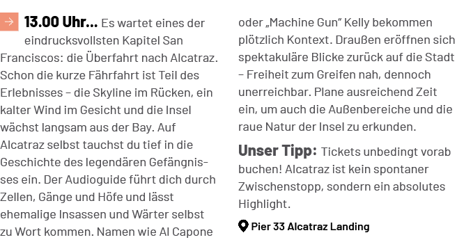 oder „Machine Gun“ Kelly bekommen pl tzlich Kontext. Drau en er ffnen sich spektakul re Blicke zur ck auf die Stadt –...
