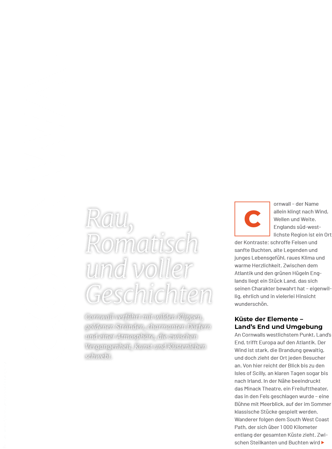 Bildnachweis: ©stock.adobe.com/milangonda,Rau, Romatisch und voller Geschichten,Cornwall,Cornwall verf hrt mit wilden...