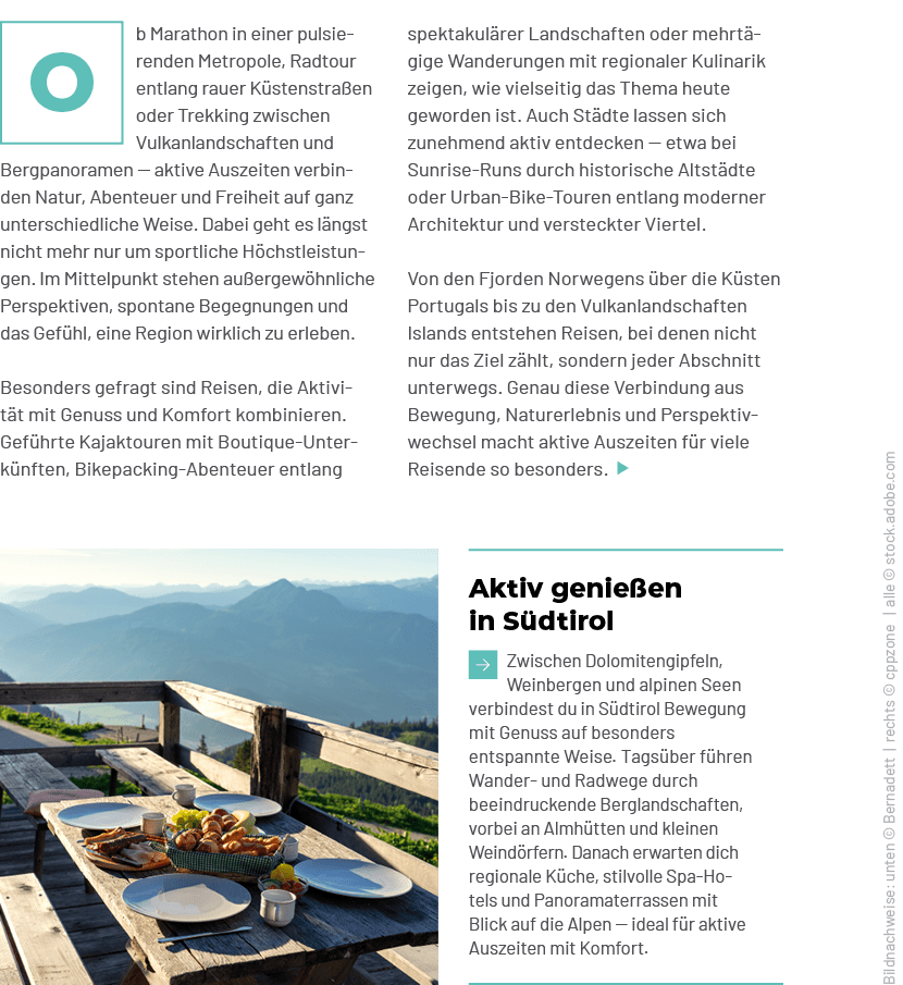 Aktiv genie en in S dtirol ￼Zwischen Dolomitengipfeln, Weinbergen und alpinen Seen verbindest du in S dtirol Bewegung...