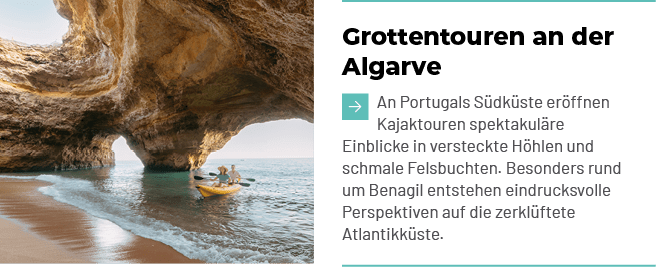 Grottentouren an der Algarve ￼An Portugals S dk ste er ffnen Kajaktouren spektakul re Einblicke in versteckte H hlen ...