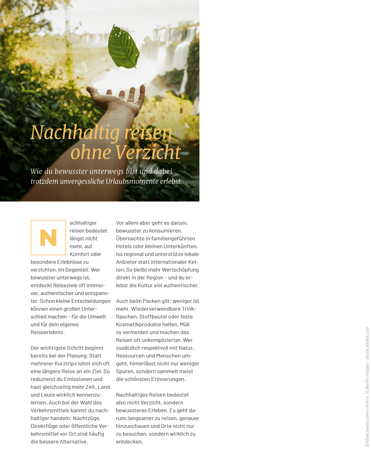 Nachhaltig reisen ohne Verzicht,Wie du bewusster unterwegs bist und dabei trotzdem unvergessliche Urlaubsmomente erle...
