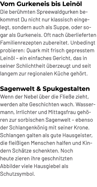 Vom Gurkeneis bis Lein l Die ber hmten Spreewaldgurken bekommst Du nicht nur klassisch eingelegt, sondern auch als Su...