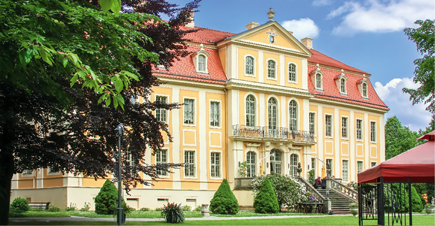 Rammenau Castle located not far from Dresden, Germany