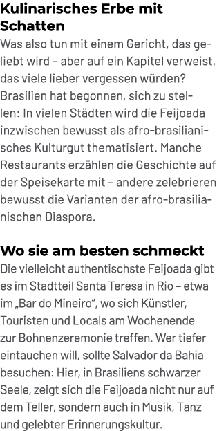 Kulinarisches Erbe mit Schatten Was also tun mit einem Gericht, das geliebt wird – aber auf ein Kapitel verweist, das...