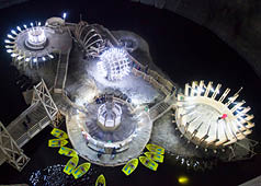 Unterirdischer See im Salzbergwerk, Salina Turda, Rum nien
