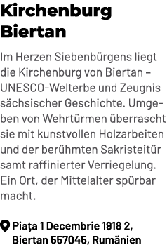 Kirchenburg Biertan Im Herzen Siebenb rgens liegt die Kirchenburg von Biertan – UNESCO Welterbe und Zeugnis s chsisch...