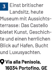 ￼Einst britischer Landsitz, heute Museum mit Aussichtsterrasse: Das Castello bietet Kunst, Geschichte und einen herrl...