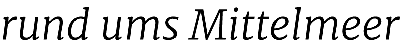 rund ums Mittelmeer