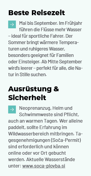 Beste Reisezeit ￼Mai bis September. Im Fr hjahr f hren die Fl sse mehr Wasser – ideal f r sportliche Fahrer. Der Somm...