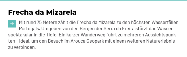 Frecha da Mizarela ￼Mit rund 75 Metern z hlt die Frecha da Mizarela zu den h chsten Wasserf llen Portugals. Umgeben v...