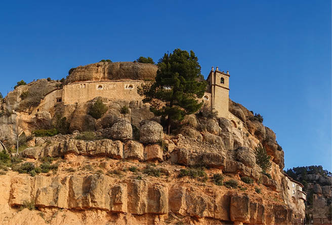 The balma monastery in Zorita del maestrazgo, Spain