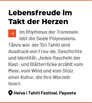 Lebensfreude im Takt der Herzen ￼Im Rhythmus der Trommeln lebt die Seele Polynesiens. T nze wie der ʻOri Tahiti sind ...
