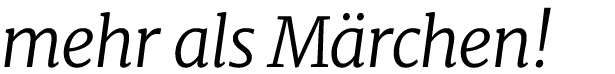 mehr als M rchen!