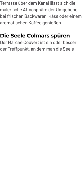 Terrasse ber dem Kanal l sst sich die malerische Atmosph re der Umgebung bei frischen Backwaren, K se oder einem aro...