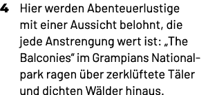 4 Hier werden Abenteuerlustige mit einer Aussicht belohnt, die jede Anstrengung wert ist: „The Balconies“ im Grampian...