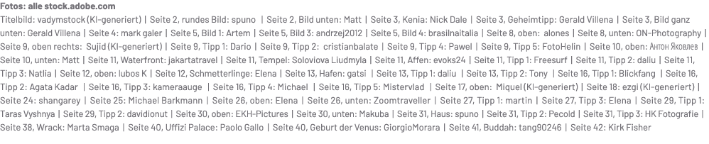 Fotos: alle stock.adobe.com Titelbild: vadymstock (KI generiert) | Seite 2, rundes Bild: spuno | Seite 2, Bild unten:...