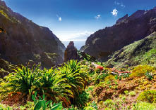Masca, Tenerife, Spain, Canary Islands: Small mountain village Masca on the island of Tenerife in Canary Islands, the Macizo de Teno mountains