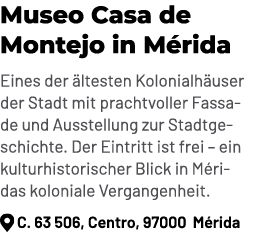 Museo Casa de Montejo in M rida Eines der ltesten Kolonialh user der Stadt mit prachtvoller Fassade und Ausstellung ...