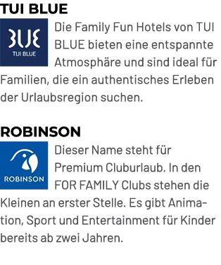 TUI BLUE ￼Die Family Fun Hotels von TUI BLUE bieten eine entspannte Atmosph re und sind ideal f r Familien, die ein a...