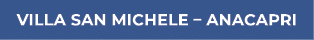 Villa San Michele – Anacapri