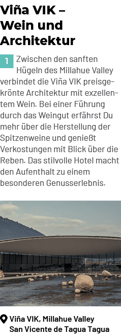 Vi a VIK – Wein und Architektur ￼Zwischen den sanften H geln des Millahue Valley verbindet die Vi a VIK preisgekr nte...