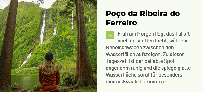 Po o da Ribeira do Ferreiro ￼Fr h am Morgen liegt das Tal oft noch im sanften Licht, w hrend Nebelschwaden zwischen d...