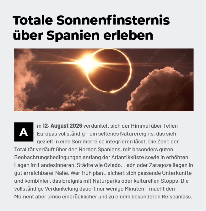 ￼m 12. August 2026 verdunkelt sich der Himmel ber Teilen Europas vollst ndig – ein seltenes Naturereignis, das sich ...