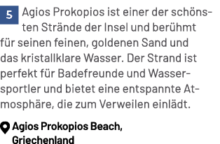 ￼Agios Prokopios ist einer der sch nsten Str nde der Insel und ber hmt f r seinen feinen, goldenen Sand und das krist...