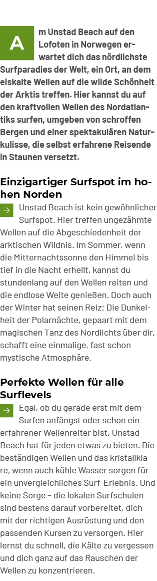 ￼m Unstad Beach auf den Lofoten in Norwegen erwartet dich das n rdlichste Surfparadies der Welt, ein Ort, an dem eisk...