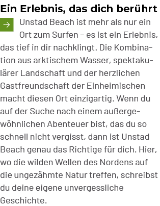 Ein Erlebnis, das dich ber hrt ￼Unstad Beach ist mehr als nur ein Ort zum Surfen – es ist ein Erlebnis, das tief in d...